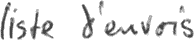 Liste d'envois